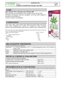 Euphoria Mörk Choklad 100mg CBD - Bild 2